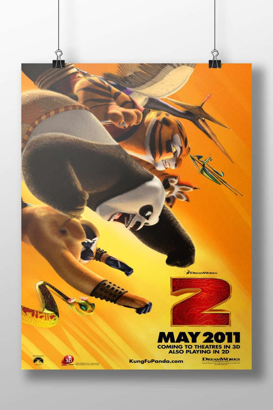 Kung Fu Panda 2 Main Subject: Kung Fu Panda 2 Matte BoizzBoard rigid print — Anime wall art India | PosterBoizz