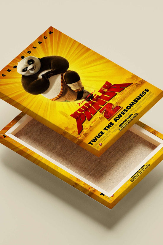 Po (from Kung Fu Panda 2) Main Subject: Po (from Kung Fu Panda 2) Canvas wall art — Superhero wall art India | PosterBoizz