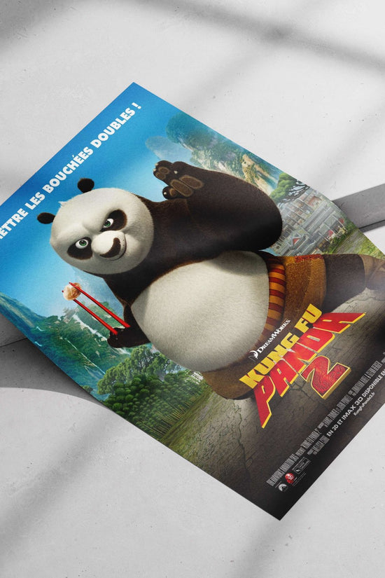 Po (the panda), Kung Fu Panda franchise Main Subject: Po (the panda), Kung Fu Panda franchise Matte poster print — Anime