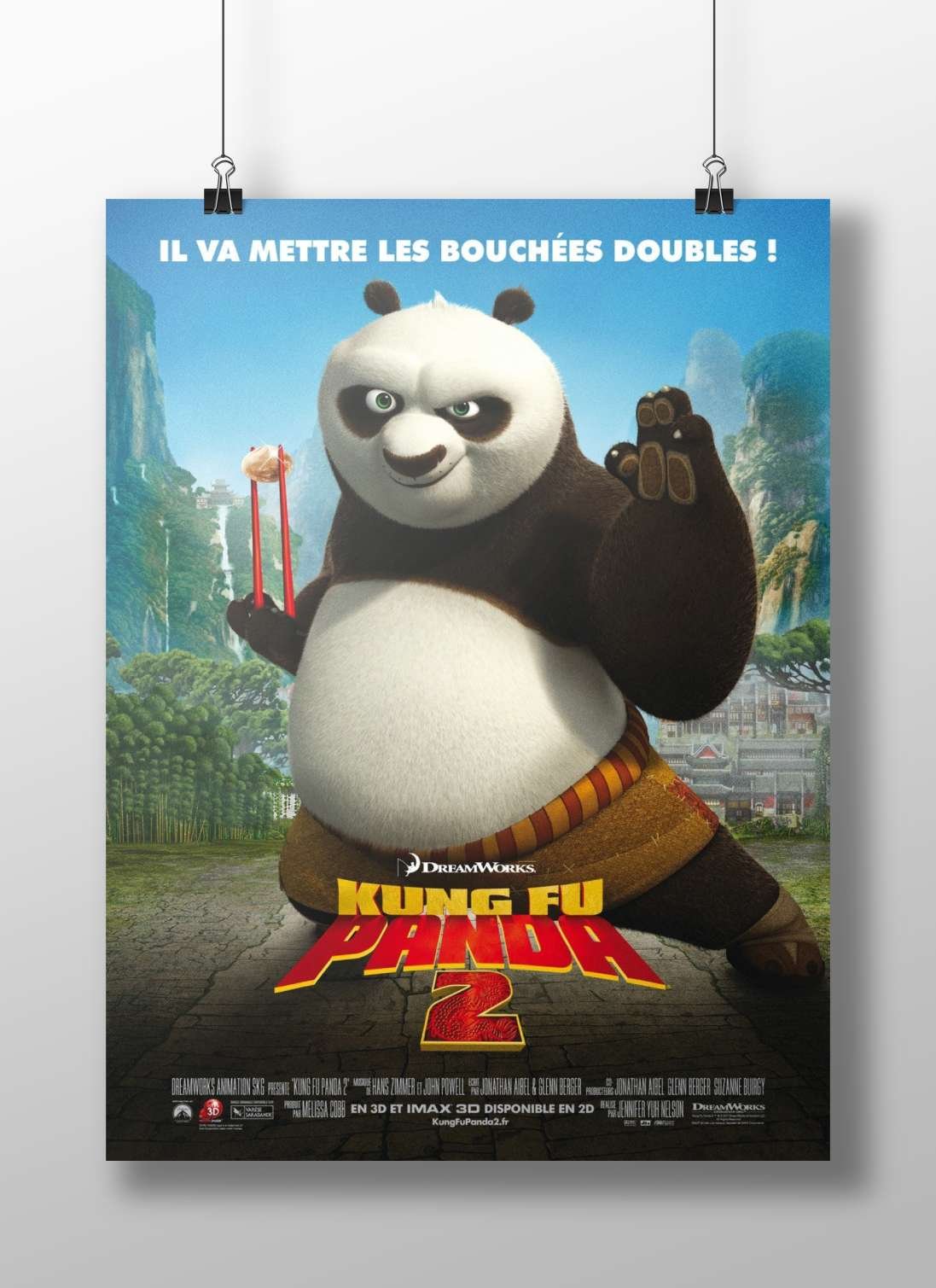 Po (the panda), Kung Fu Panda franchise Main Subject: Po (the panda), Kung Fu Panda franchise Matte BoizzBoard rigid print —