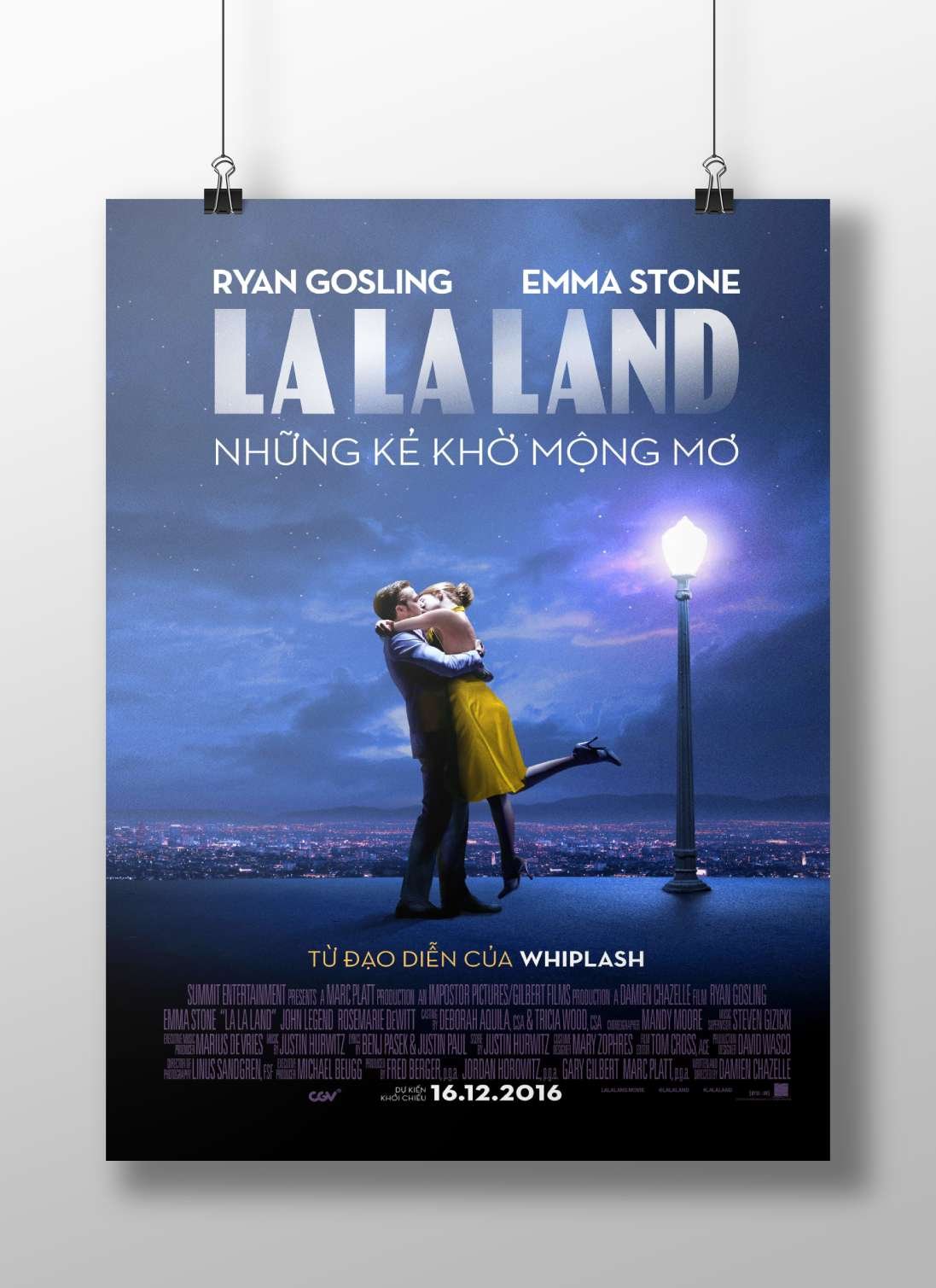 La La Land (2016 film), starring Ryan Gosling and Emma Stone, directed by Damien Chazelle. Main Subject: La La Land (2016