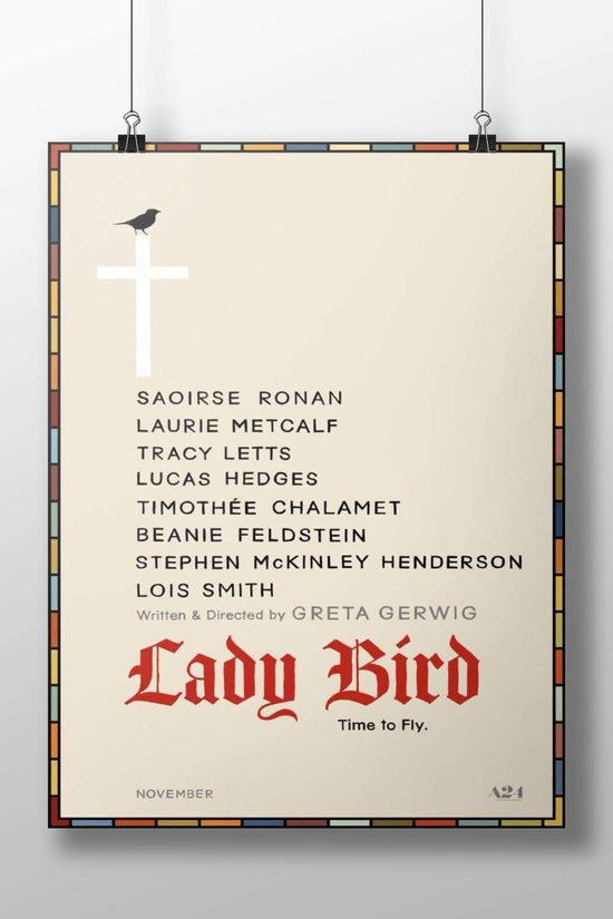 The film "Lady Bird" directed by Greta Gerwig Main Subject: The film "Lady Bird" directed by Greta Gerwig Matte BoizzBoard