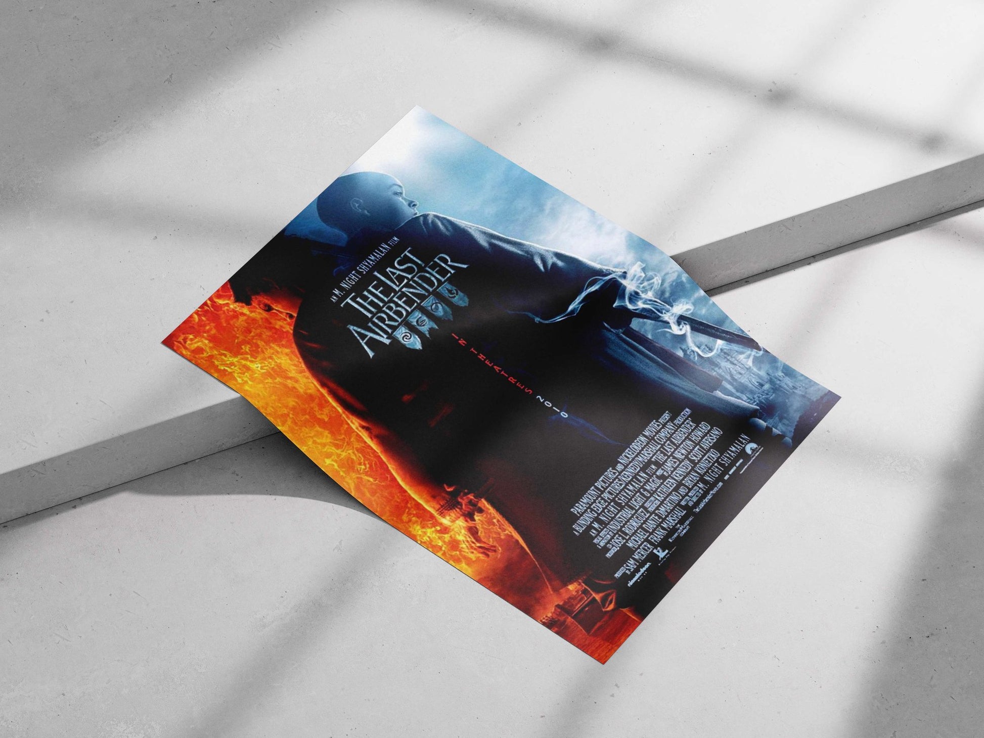 The 2010 film "The Last Airbender" from the "Avatar: The Last Airbender" franchise. Main Subject: The 2010 film "The Last