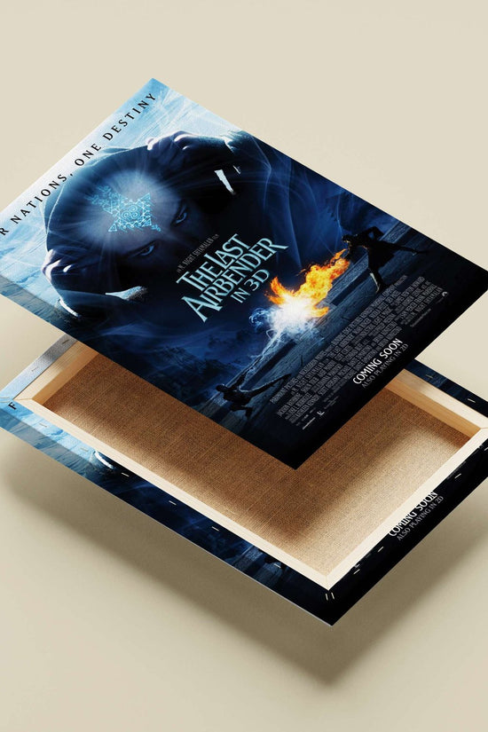 The Last Airbender (Avatar franchise) film poster, an M. Night Shyamalan production featuring Noah Ringer, Nicola Peltz, Dev