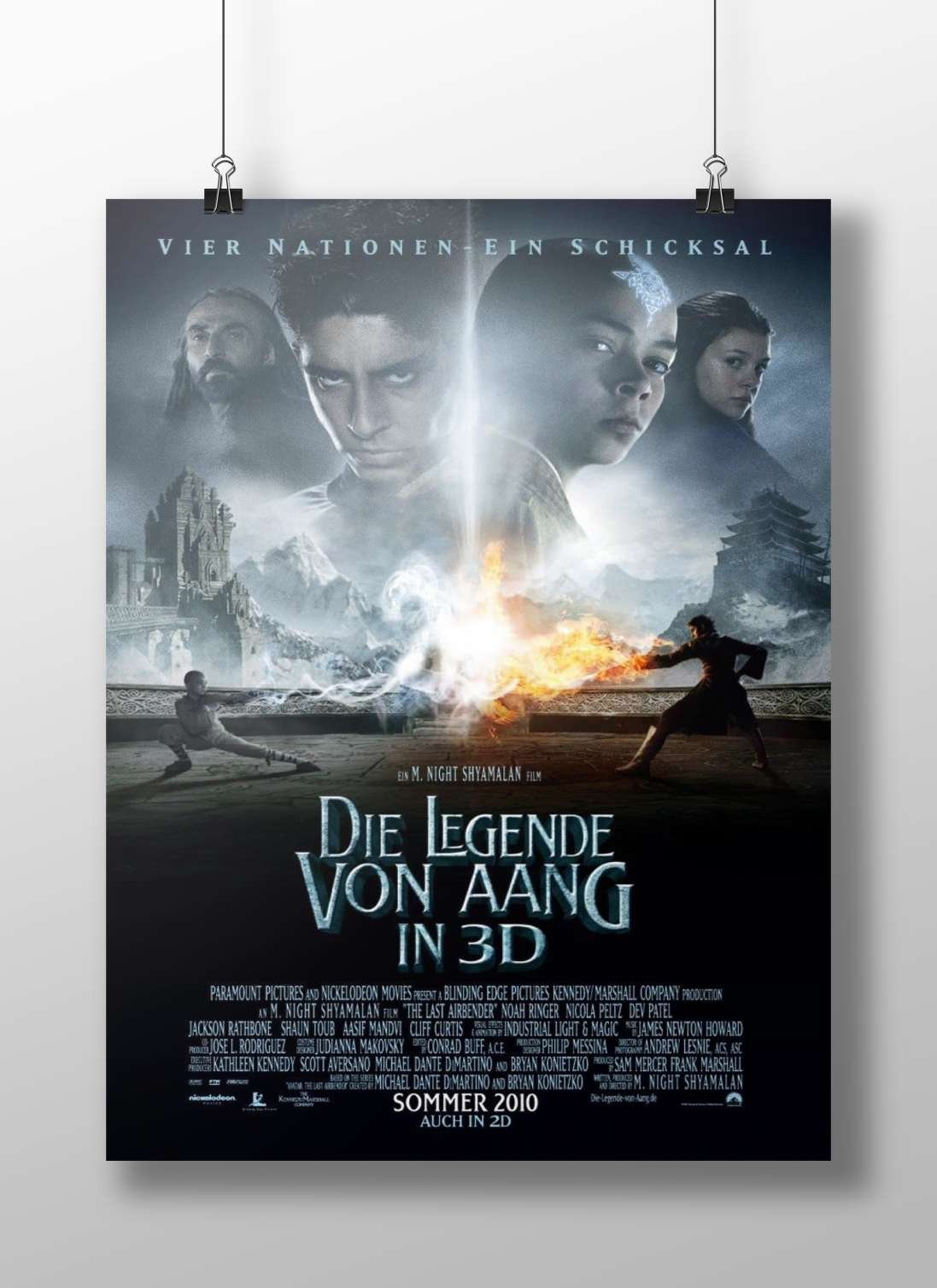 The Last Airbender (2010 film) based on the Avatar franchise, featuring Aang. Main Subject: The Last Airbender (2010 film)