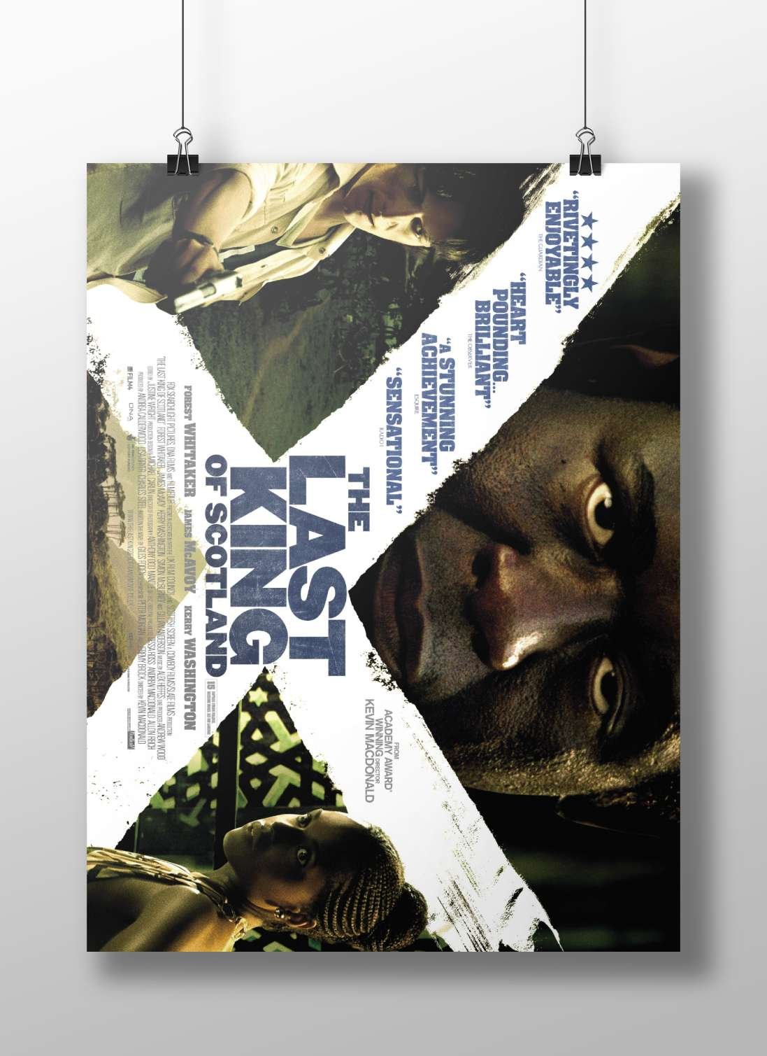 The Last King of Scotland Main Subject: The Last King of Scotland Matte BoizzBoard rigid print — Bollywood wall art India |