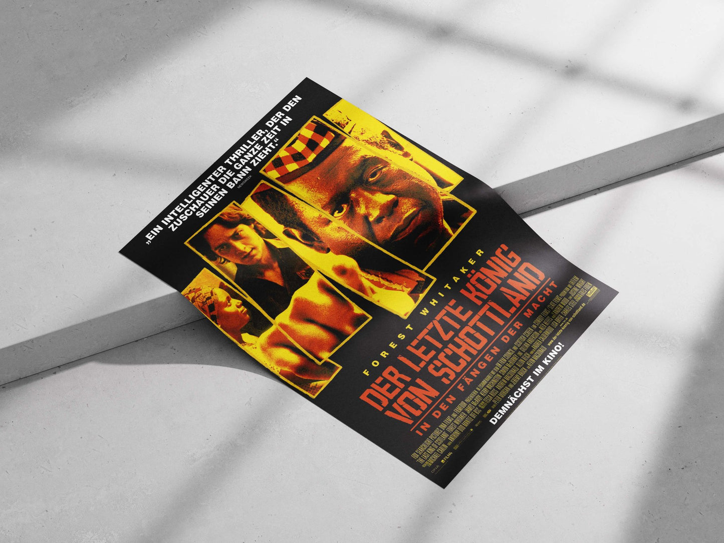 The Last King of Scotland (film) Main Subject: The Last King of Scotland (film) Matte poster print — Bollywood wall art