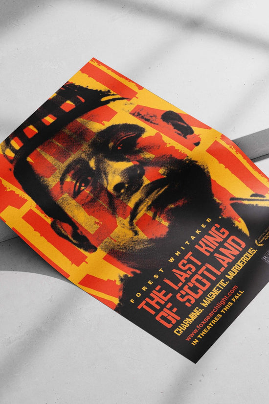 The Last King of Scotland (film) Main Subject: The Last King of Scotland (film) Matte poster print — Bollywood wall art