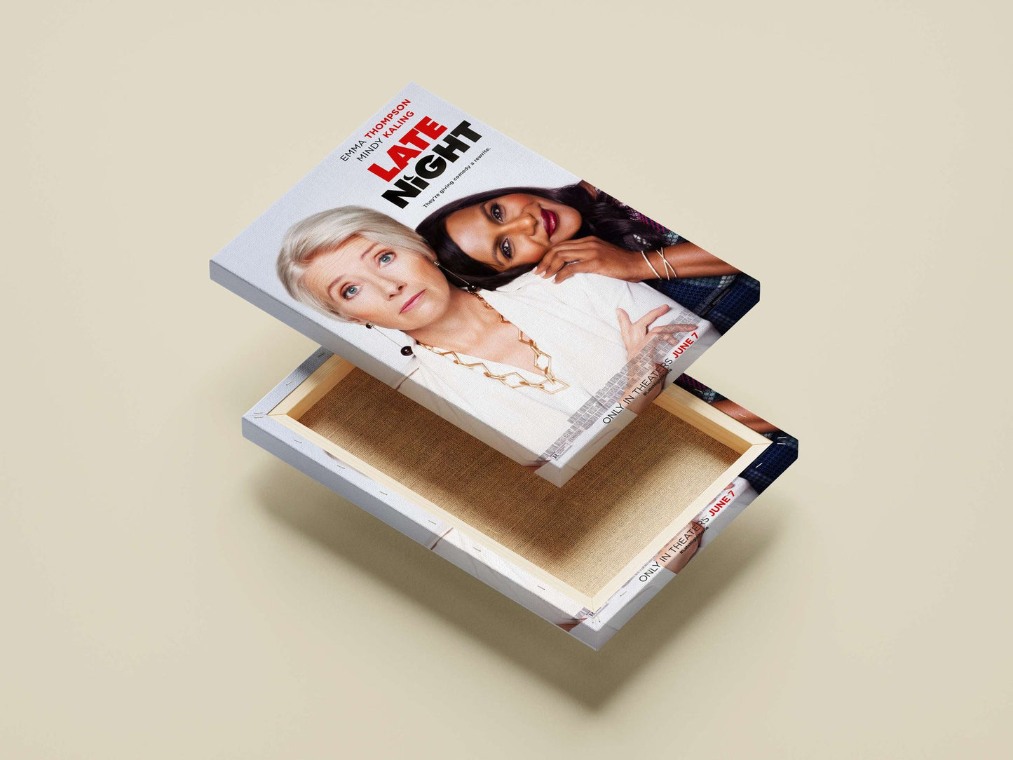 "Late Night" (film) starring Emma Thompson and Mindy Kaling Main Subject: "Late Night" (film) starring Emma Thompson and