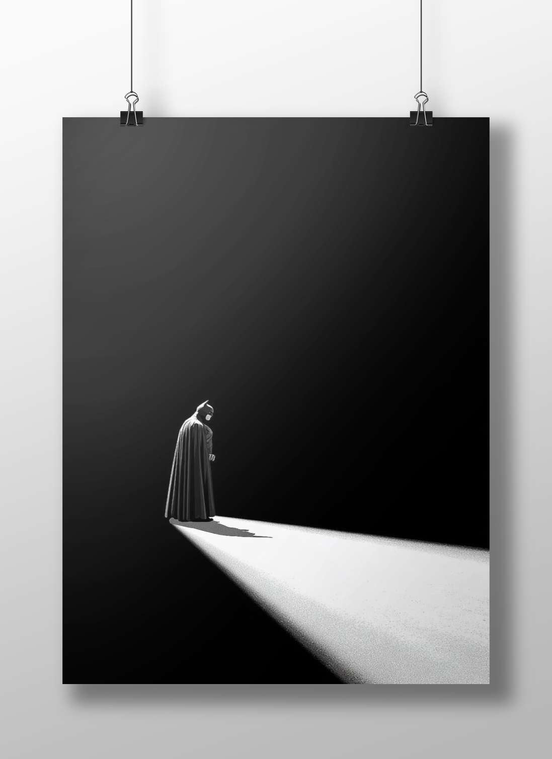 Batman (DC Comics franchise) Main Subject: Batman (DC Comics franchise) Matte BoizzBoard rigid print — Superhero wall art