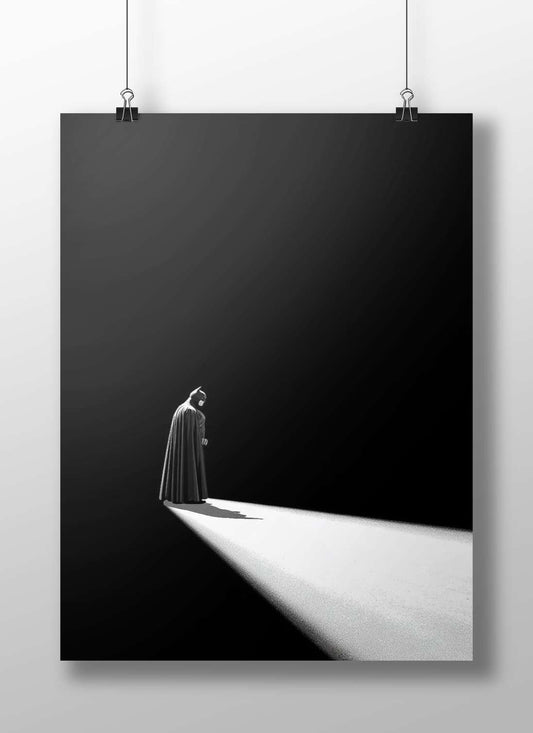 Batman (DC Comics franchise) Main Subject: Batman (DC Comics franchise) Matte BoizzBoard rigid print — Superhero wall art