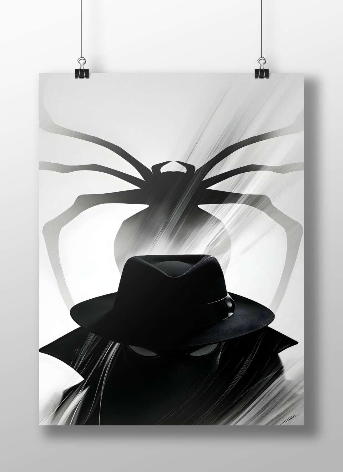 Black Widow (Marvel Comics character) Main Subject: Black Widow (Marvel Comics character) Matte BoizzBoard rigid print —