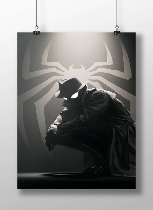 Spider-Man (Marvel Comics) Main Subject: Spider-Man (Marvel Comics) Matte BoizzBoard rigid print — Superhero wall art India