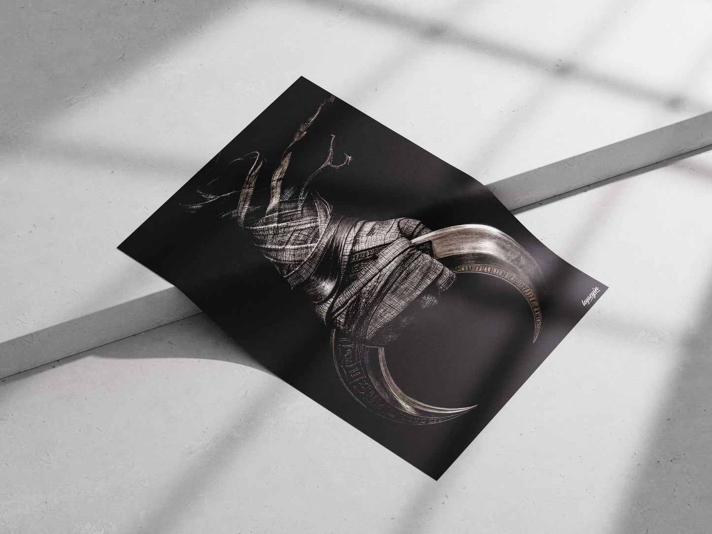 Mummy's Hand Main Subject: Mummy's Hand Matte poster print — Art wall art India | PosterBoizz