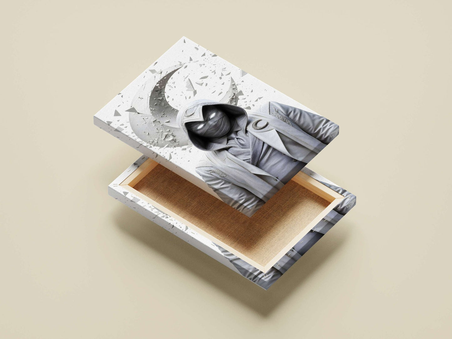 Moon Knight (Marvel Comics character) Main Subject: Moon Knight (Marvel Comics character) Canvas wall art — Superhero wall
