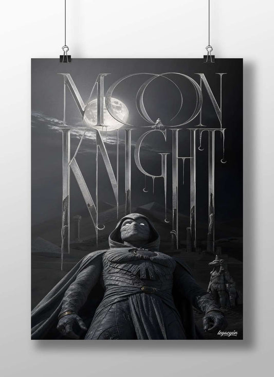 Moon Knight (Marvel Comics/Disney+ series) Main Subject: Moon Knight (Marvel Comics/Disney+ series) Matte BoizzBoard rigid