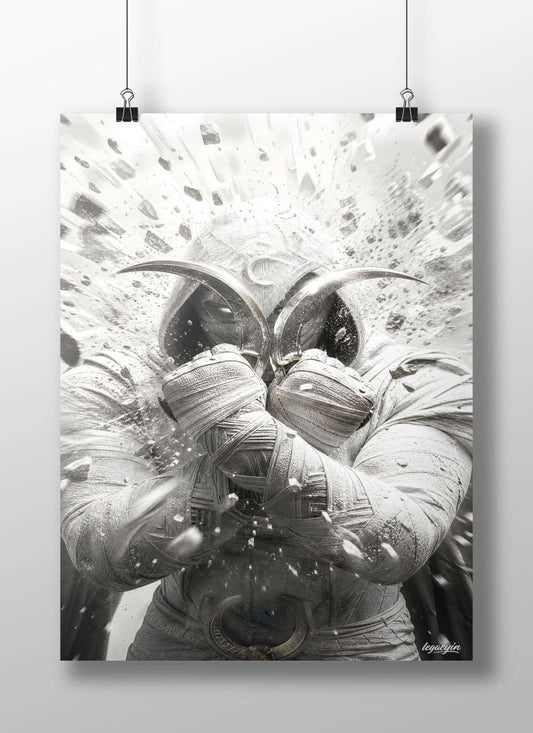 Mortal Kombat character Scorpion Main Subject: Mortal Kombat character Scorpion Matte BoizzBoard rigid print — Superhero
