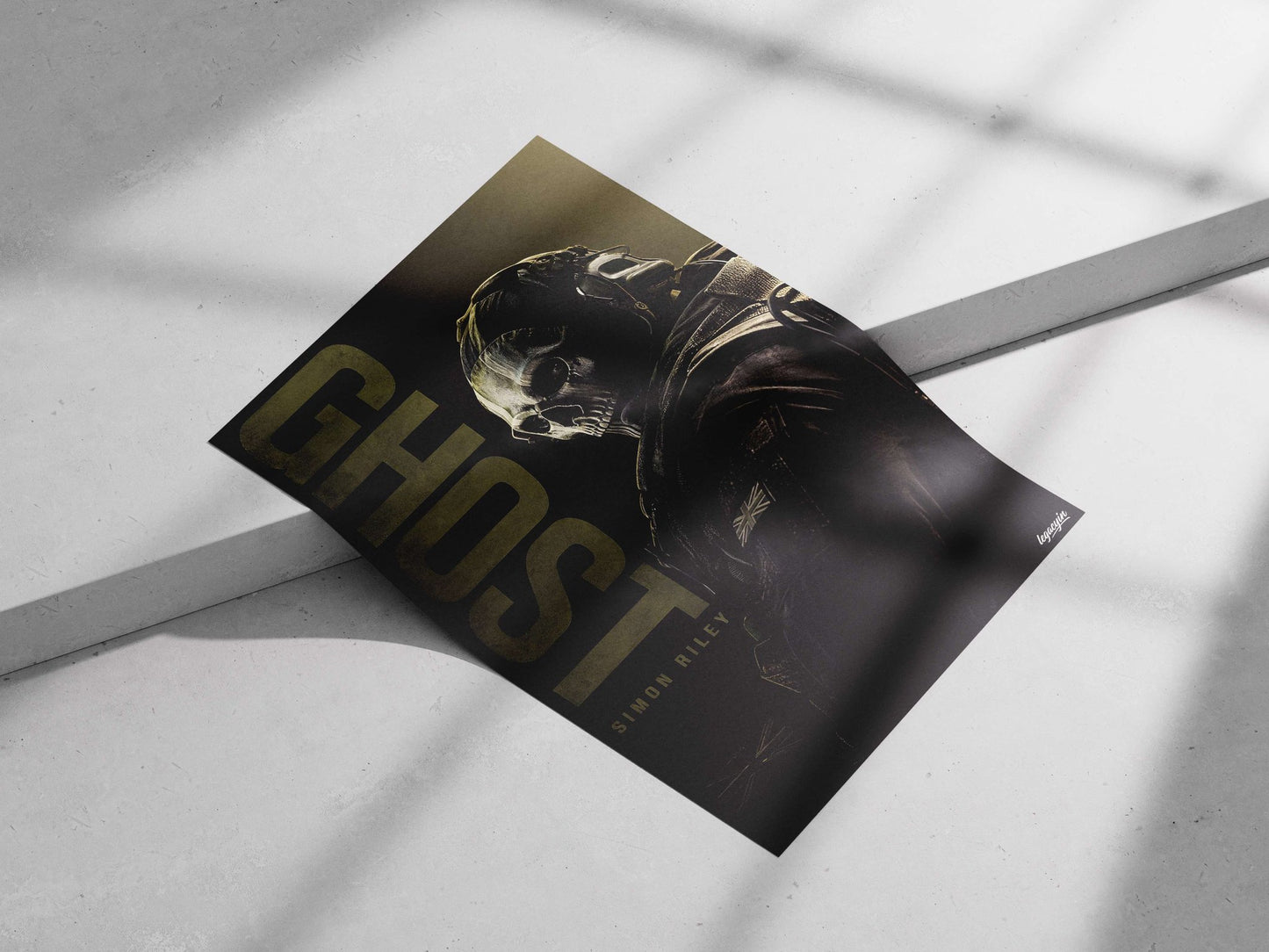 Simon Riley (character from SOG franchise) Main Subject: Simon Riley (character from SOG franchise) Matte poster print —