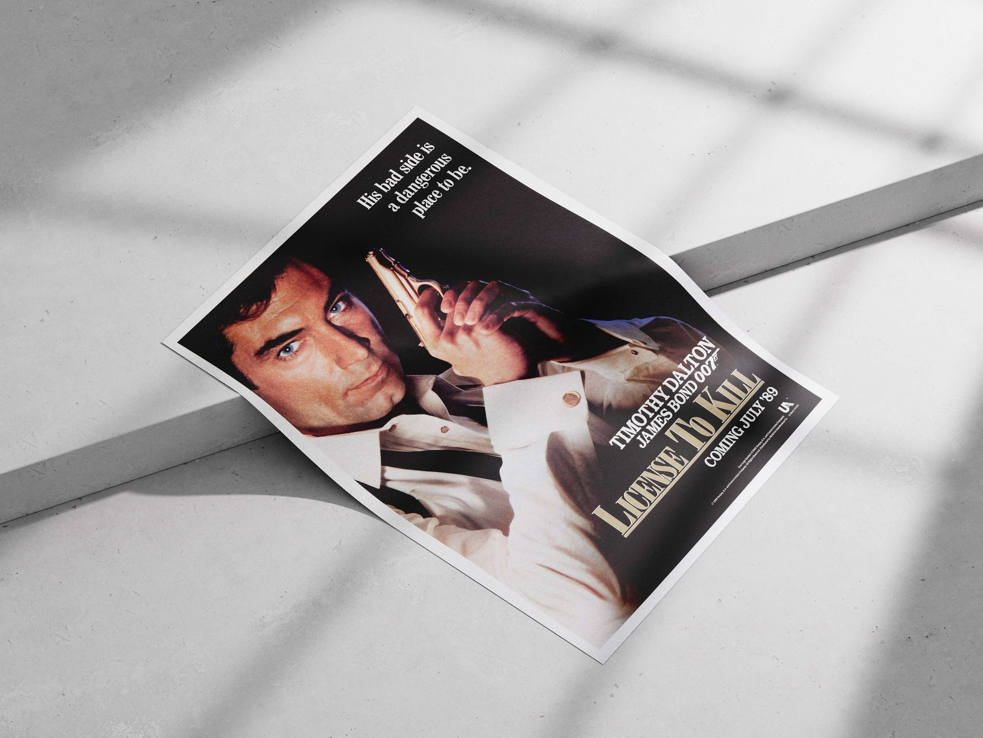 Timothy Dalton as James Bond 007 in License to Kill (1989) Main Subject: Timothy Dalton as James Bond 007 in License to Kill