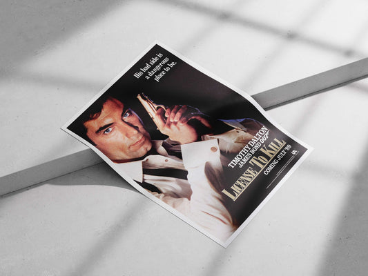 Timothy Dalton as James Bond 007 in License to Kill (1989) Main Subject: Timothy Dalton as James Bond 007 in License to Kill