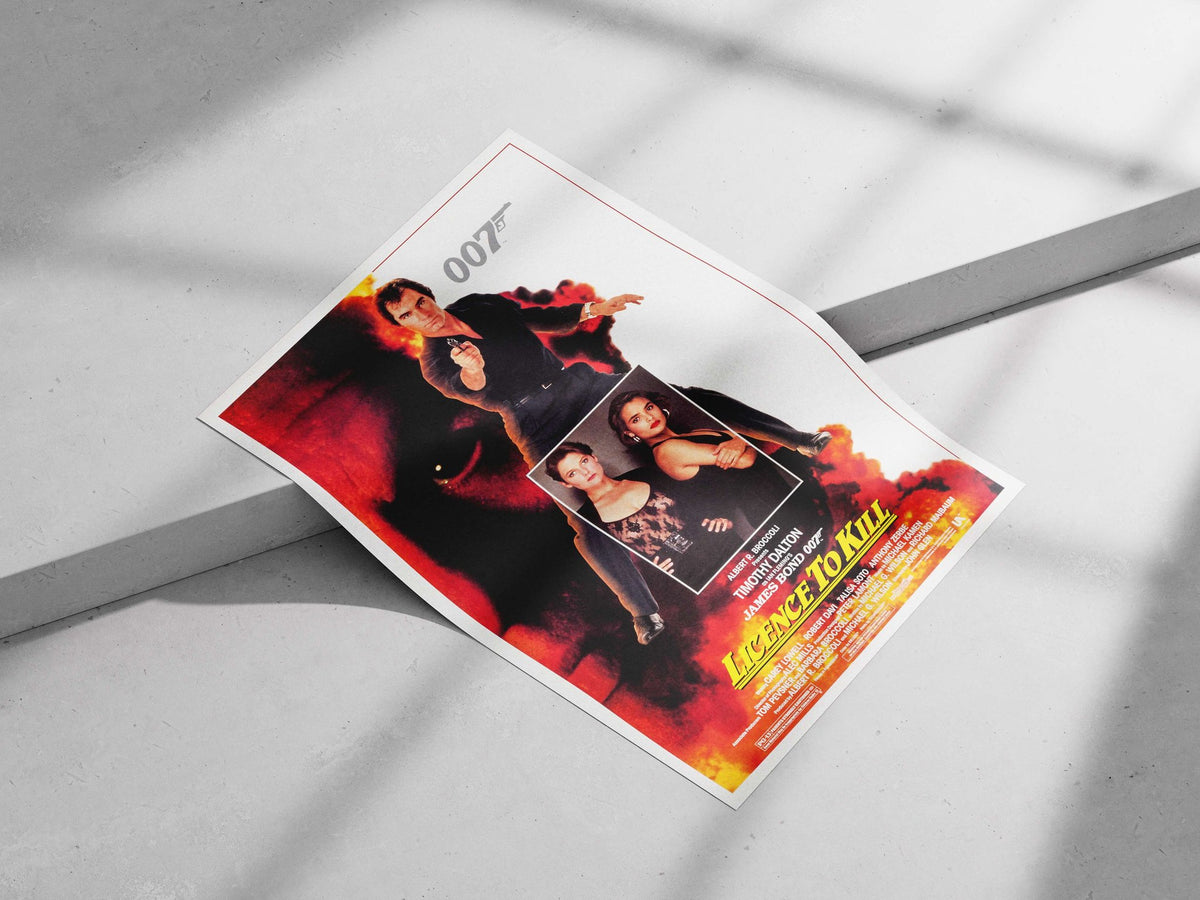 James Bond film "Licence to Kill" starring Timothy Dalton as James Bond (007 franchise). Main Subject: James Bond film
