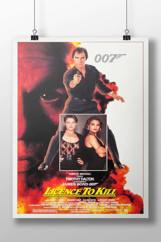 James Bond film "Licence to Kill" starring Timothy Dalton as James Bond (007 franchise). Main Subject: James Bond film