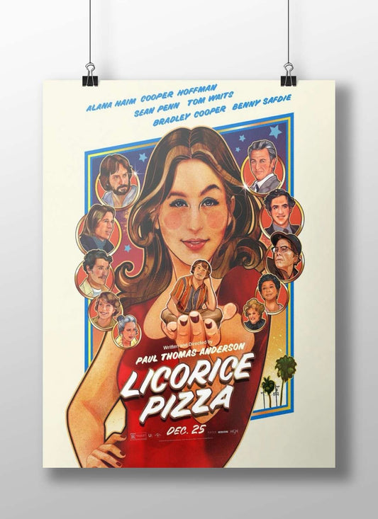 Licorice Pizza (film) Main Subject: Licorice Pizza (film) Matte BoizzBoard rigid print — Bollywood wall art India |