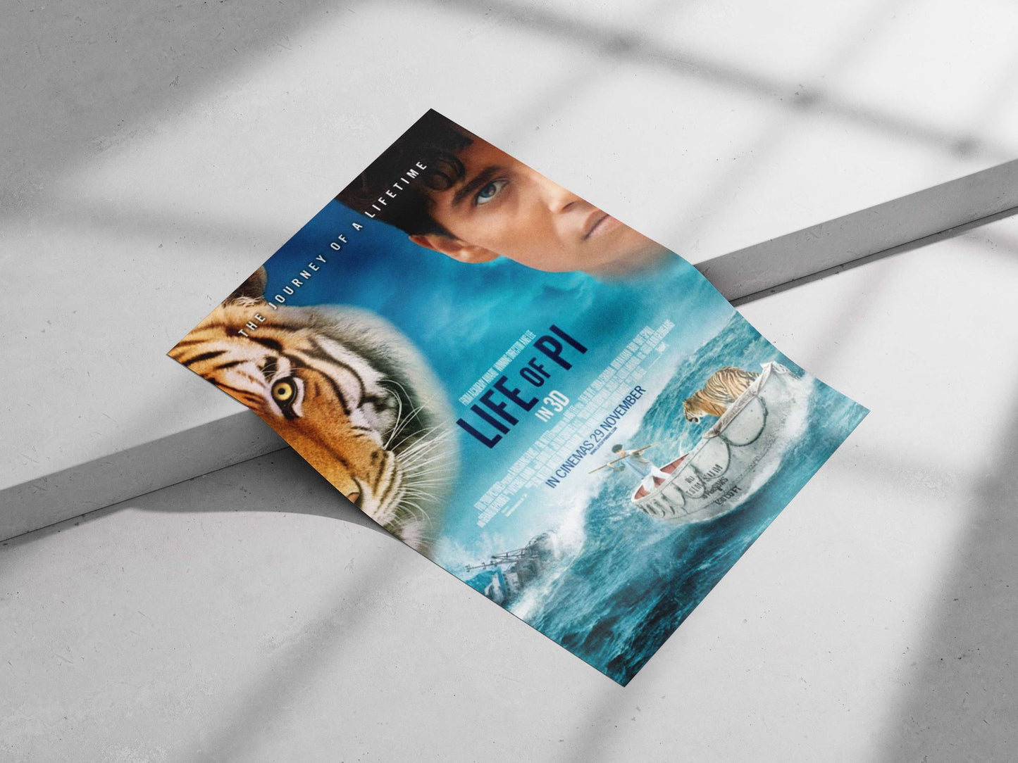 Life of Pi (film) Main Subject: Life of Pi (film) Matte poster print — Bollywood wall art India | PosterBoizz