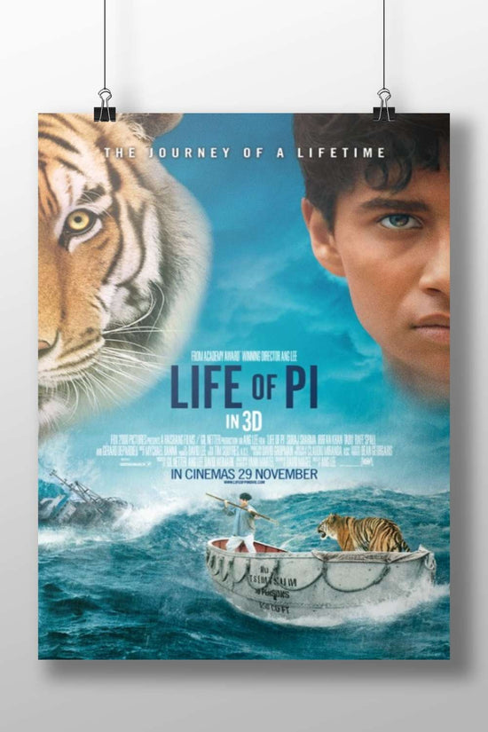 Life of Pi (film) Main Subject: Life of Pi (film) Matte BoizzBoard rigid print — Bollywood wall art India | PosterBoizz
