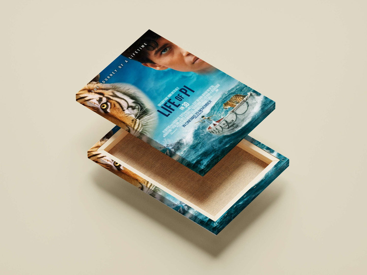 Life of Pi (film) Main Subject: Life of Pi (film) Canvas wall art — Bollywood wall art India | PosterBoizz