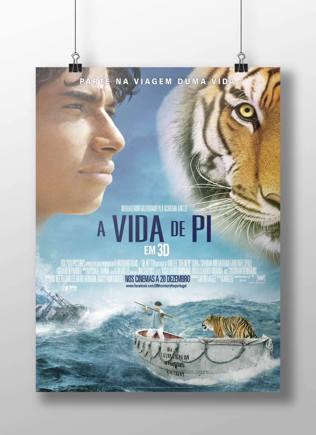 Life of Pi (film) Main Subject: Life of Pi (film) Matte BoizzBoard rigid print — Bollywood wall art India | PosterBoizz