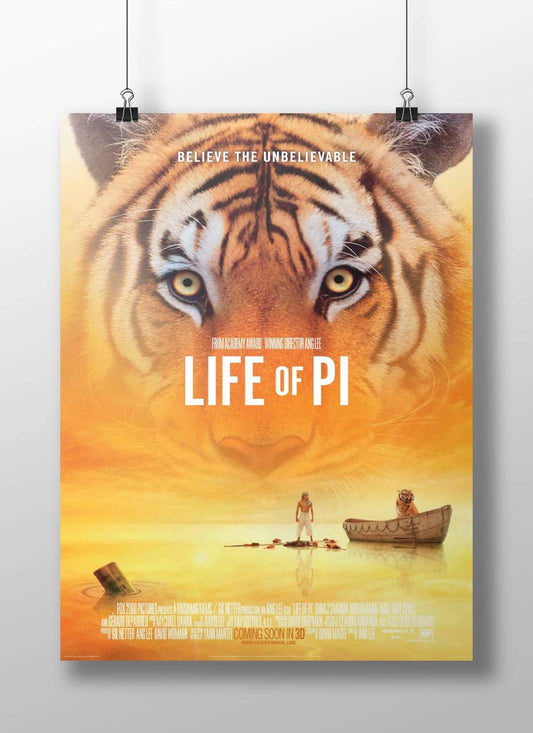 "Life of Pi" (2012 film by Ang Lee) Main Subject: "Life of Pi" (2012 film by Ang Lee) Matte BoizzBoard rigid print —