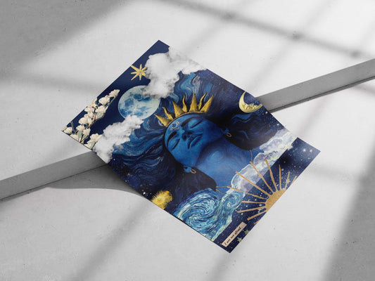 Kali (Hindu deity) Main Subject: Kali (Hindu deity) Matte poster print — Sanatan wall art India | PosterBoizz