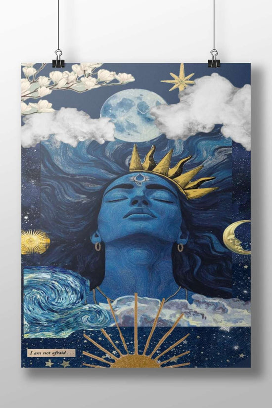 Shiva Main Subject: Shiva Matte BoizzBoard rigid print — Sanatan wall art India | PosterBoizz