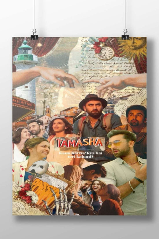 The Indian film "Tamasha" Main Subject: The Indian film "Tamasha" Matte BoizzBoard rigid print — Bollywood wall art India |