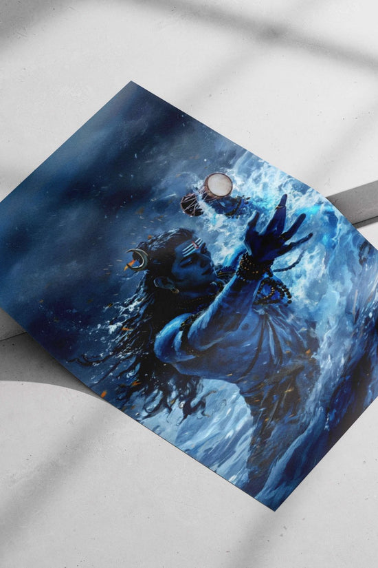 Lord Shiva (Hindu deity) Main Subject: Lord Shiva (Hindu deity) Matte poster print — Sanatan wall art India | PosterBoizz