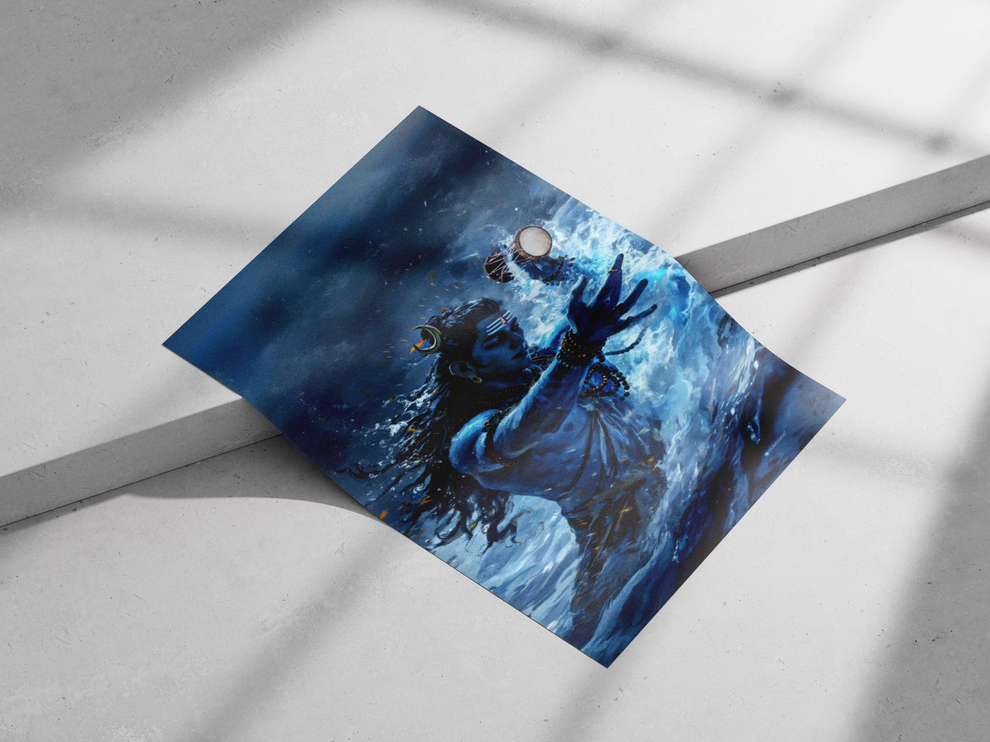 Lord Shiva (Hindu deity) Main Subject: Lord Shiva (Hindu deity) Matte poster print — Sanatan wall art India | PosterBoizz