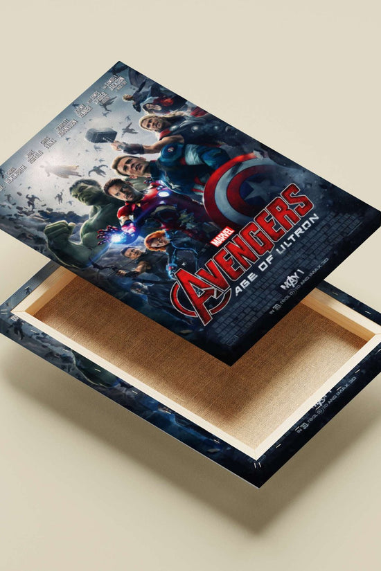 Marvel's "Avengers: Age of Ultron" featuring Tony Stark (Iron Man), Steve Rogers (Captain America), Bruce Banner (Hulk),
