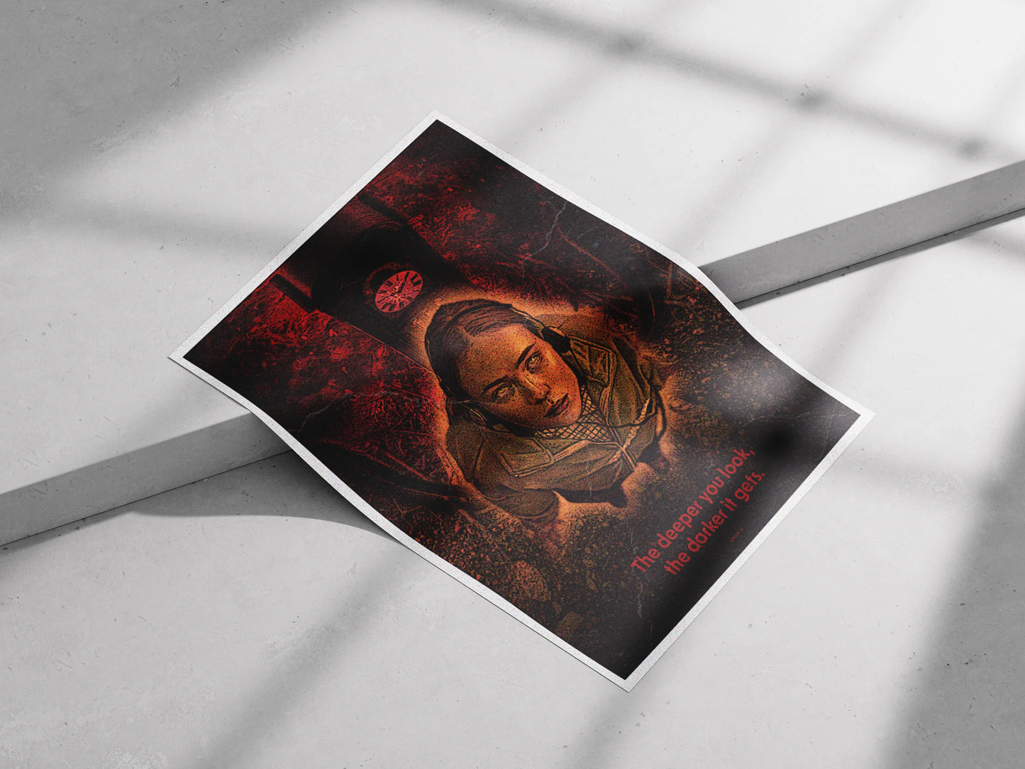 Stranger Things - Max "The Deeper You Look" Clock Art