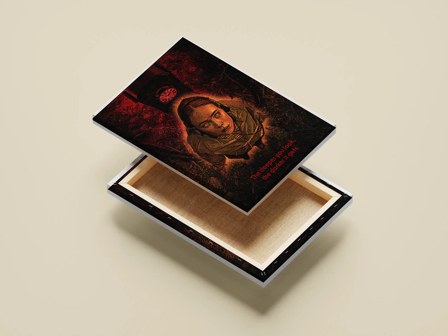 Stranger Things - Max "The Deeper You Look" Clock Art