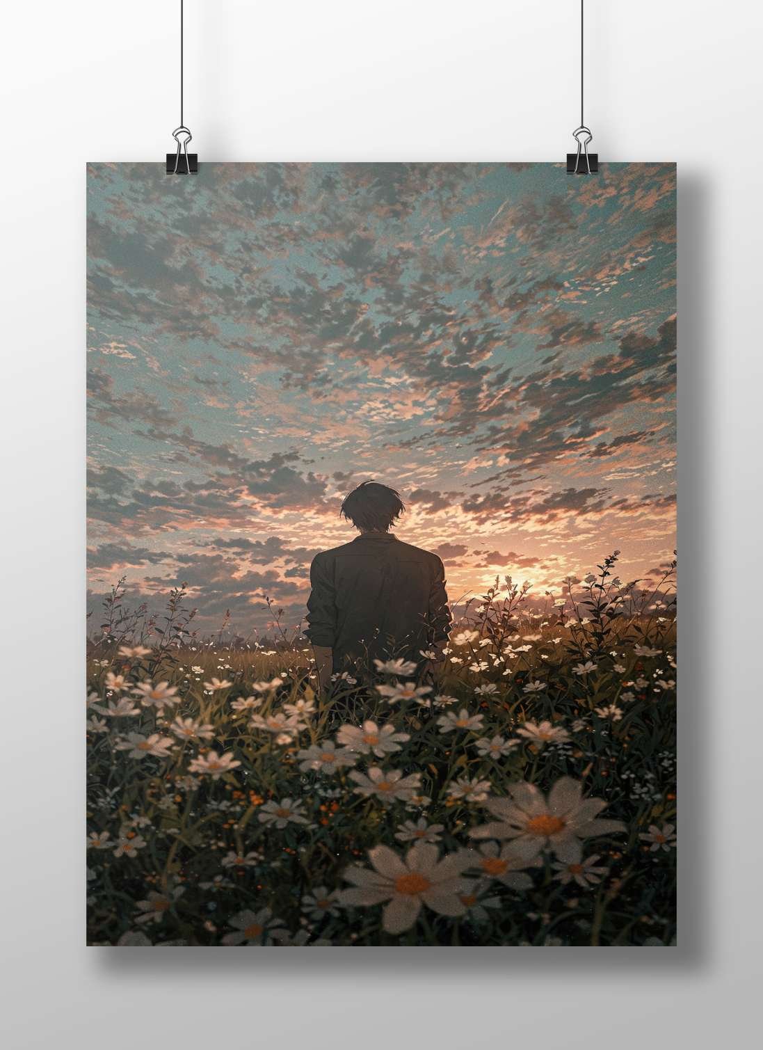 Anonymous Anime Character Anime (Generic) Modern Digital Matte BoizzBoard rigid print — Anime wall art India | PosterBoizz