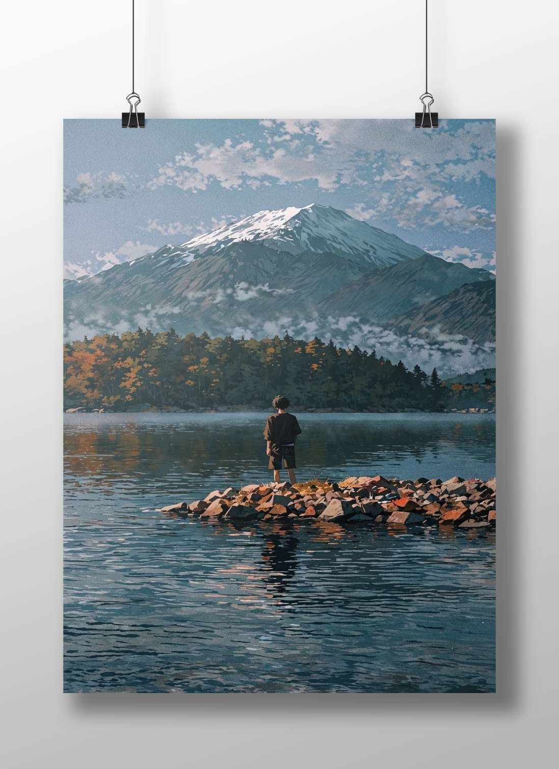 Generic Anime Character Anime Art Modern Digital Matte BoizzBoard rigid print — Anime wall art India | PosterBoizz