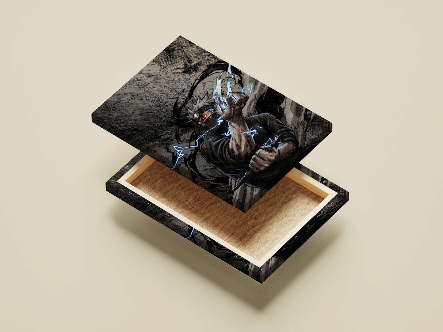 Kakashi Hatake (Naruto franchise) Main Subject: Kakashi Hatake (Naruto franchise) Canvas wall art — Anime wall art India |