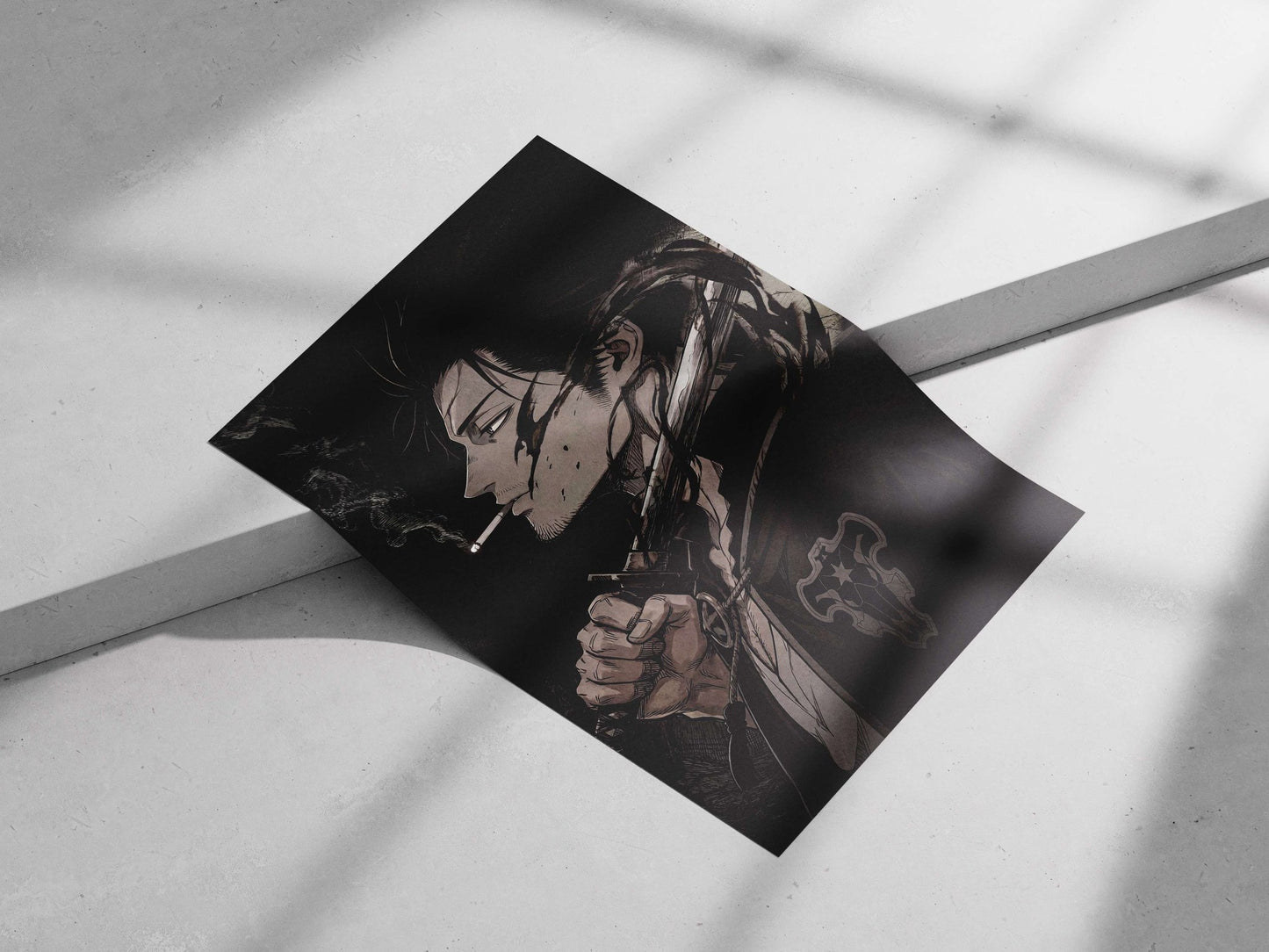 Light Yagami from Death Note Main Subject: Light Yagami from Death Note Matte poster print — Anime wall art India |