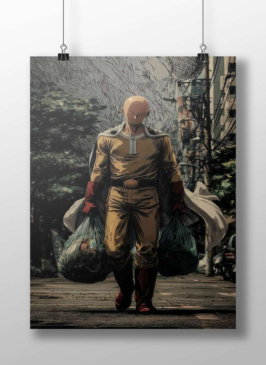 Saitama from One Punch Man (Japanese manga/anime franchise) Main Subject: Saitama from One Punch Man (Japanese manga/anime