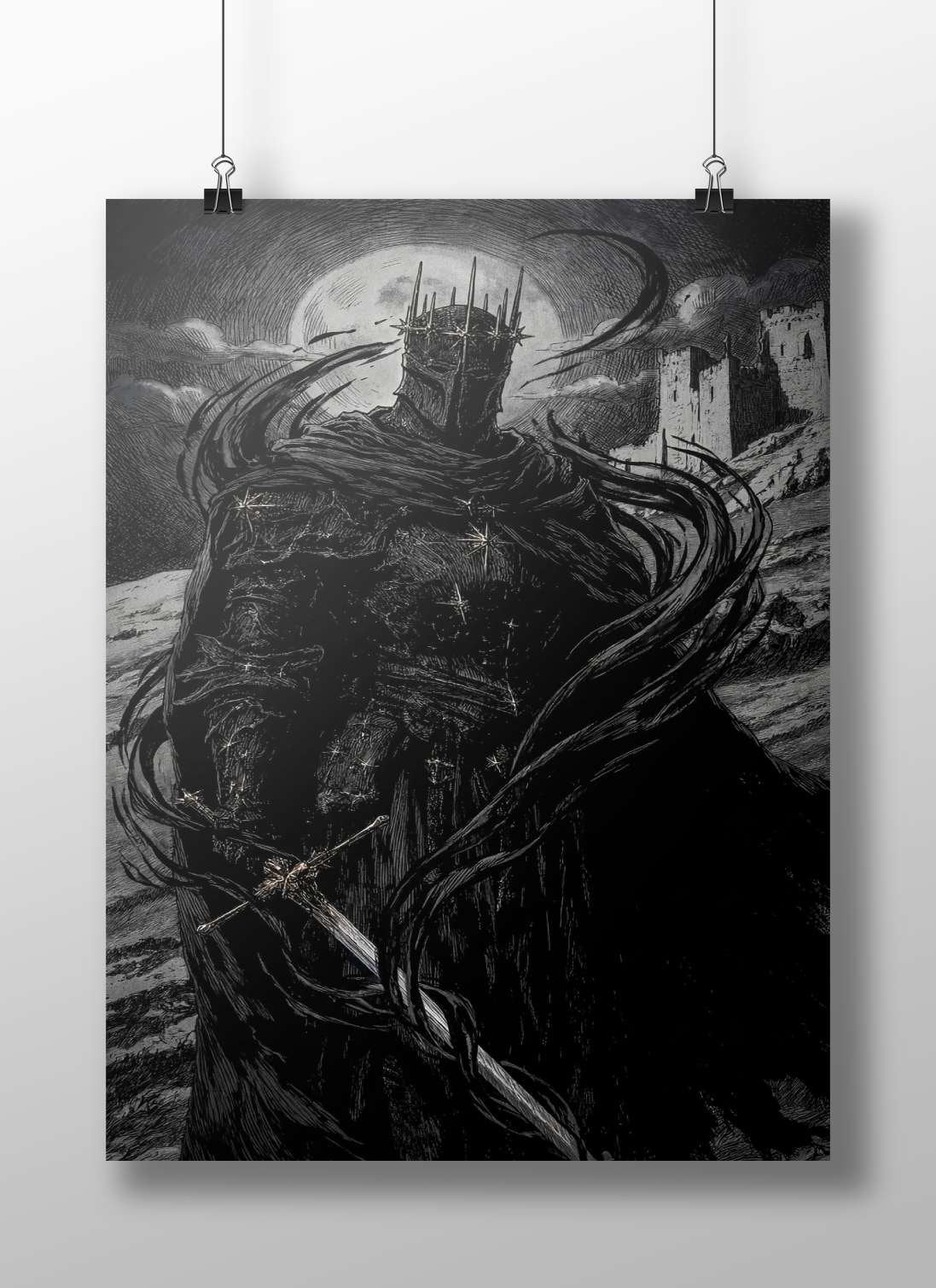 Sauron from The Lord of the Rings franchise Main Subject: Sauron from The Lord of the Rings franchise Matte BoizzBoard rigid