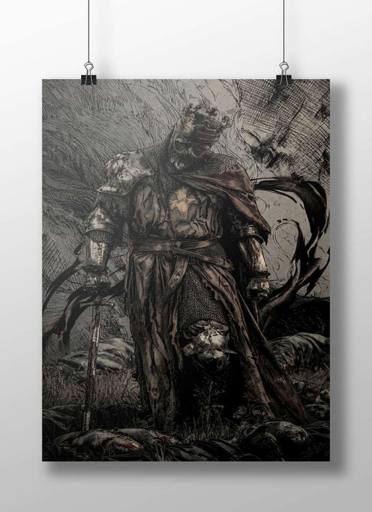 The King of the Dead from the Dark Souls franchise Main Subject: The King of the Dead from the Dark Souls franchise Matte