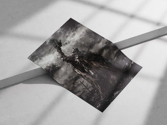 Geralt of Rivia from *The Witcher* franchise Main Subject: Geralt of Rivia from *The Witcher* franchise Matte poster print —