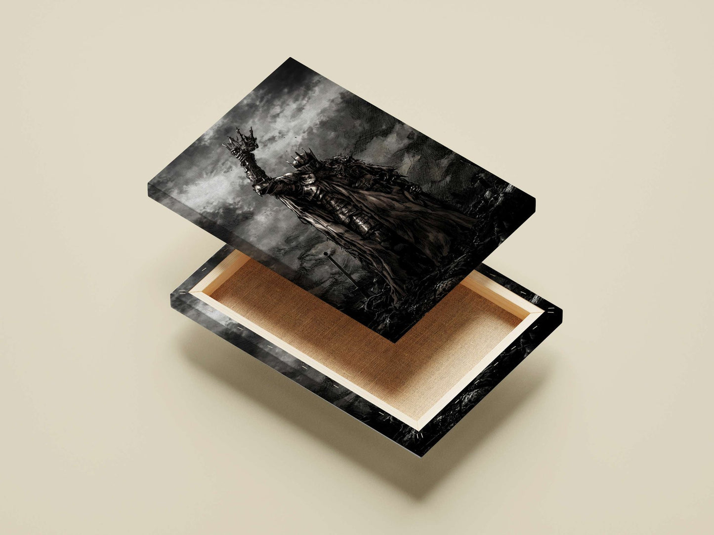 Geralt of Rivia from *The Witcher* franchise Main Subject: Geralt of Rivia from *The Witcher* franchise Canvas wall art —