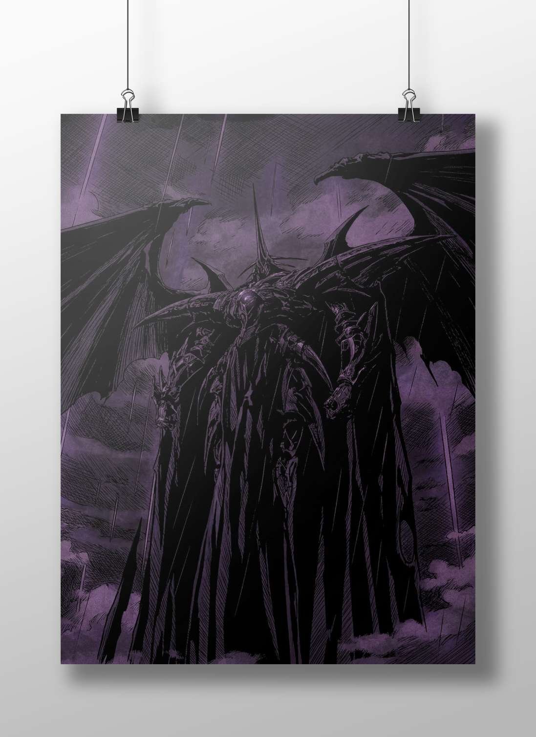 Dracula (Castlevania franchise) Main Subject: Dracula (Castlevania franchise) Matte BoizzBoard rigid print — Superhero wall